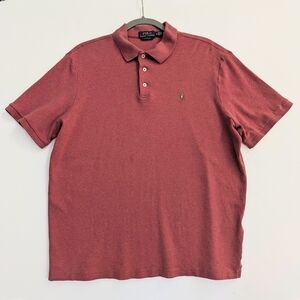 Classic Polo by Ralph Lauren Light Red Men's Polo Shirt
